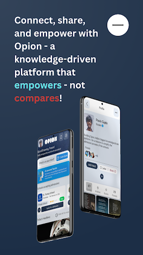 Android application Opion: Empowering Education screenshort