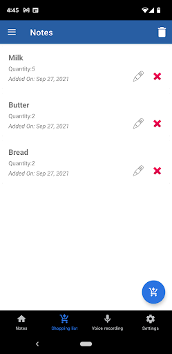 Notes Notepad App Screen 2