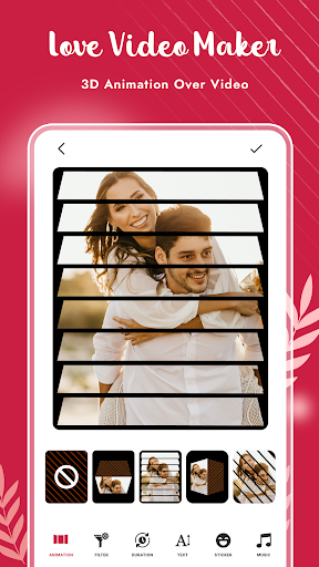 Android application Love Video Maker With Music screenshort
