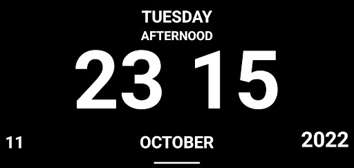 Clock Screen 2