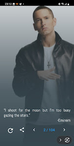 Imágen 1 Eminem Quotes and Lyrics android