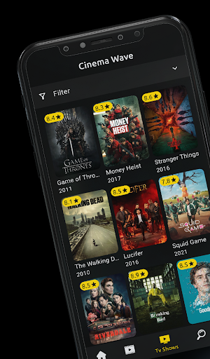 Cinema Wave HD: Movie/Tv Track Screen 3