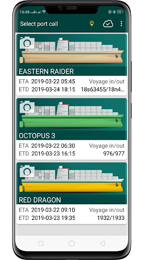 Android application arl Marine Crane Survey screenshort
