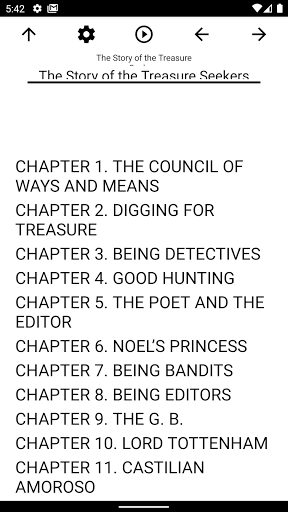 Android application Book, The Story of the Treasur screenshort