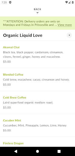 Akamai Juice Company Screen 3
