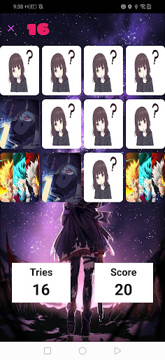 anime memory game Screen 3