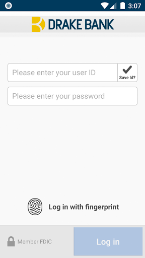 Drake Bank Business Banking Screen 2