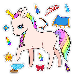 Gambar ikon Unicorn Imut: Pembuat Avatar