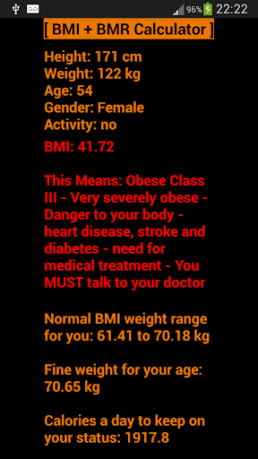 BMI screenshot 3