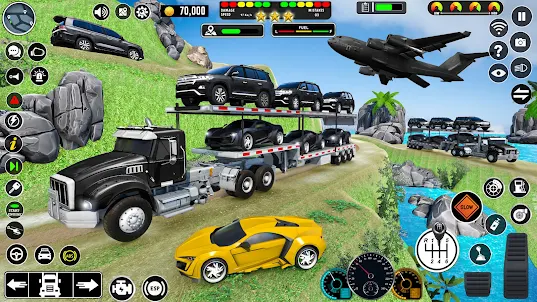 Crazy Truck Transport Car Game