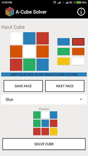 Android application A-Cube Solver screenshort