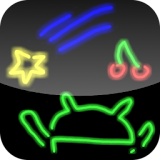 Drawing neon icon