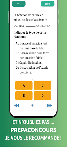 Android application PrepaConcours screenshort