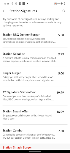 Station Grill Screen 3
