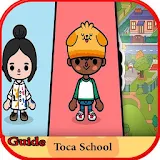 guide toca life: School icon