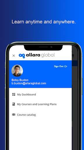 Android application Allara Global screenshort