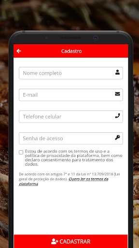 Android application Churr e Pizzaria Chão Goiano screenshort