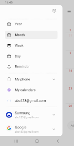 Samsung Calendar Unknown