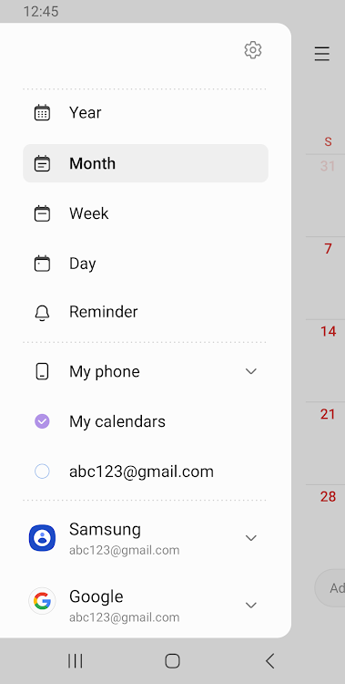 Samsung Calendar - New - (Android)