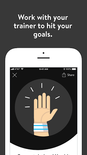 Screenshot of Training Zone App