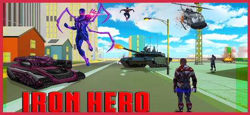 Android application Spider Hero vs Iron Avenger screenshort