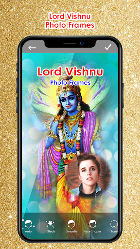 Lord Vishnu Photo Editor Frame
