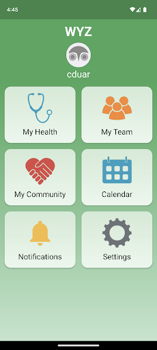 Android application UCSF WYZ screenshort