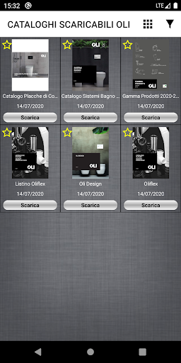 Android application CATALOGHI SCARICABILI OLI screenshort