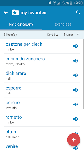 Italian-Swahili Dictionary screenshot 7