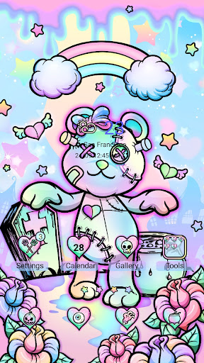 Android application Pastel Teddy Bear - Wallpaper screenshort