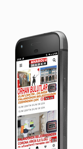 Android application Anadolu Haber screenshort