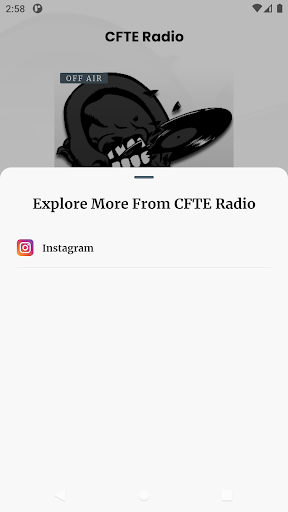 CFTE Radio Screen 3