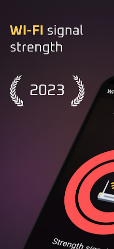 Android application WI-FI signal strength screenshort