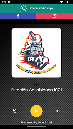 Android application Estación Casablanca 107.1 screenshort