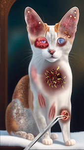 Cat ASMR Doctor Games: Salon