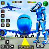 Robot Pilot Airplane Games 3D icon