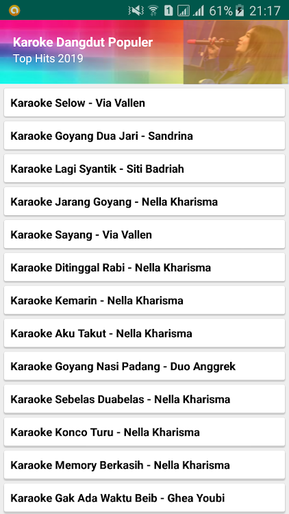Karaoke + Lirik Dangdut - 1.10 - (Android)