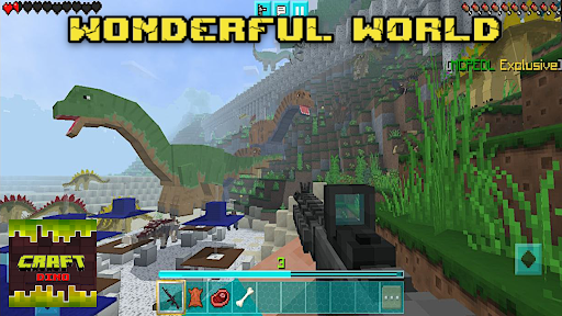 Android application Craft Dino World screenshort