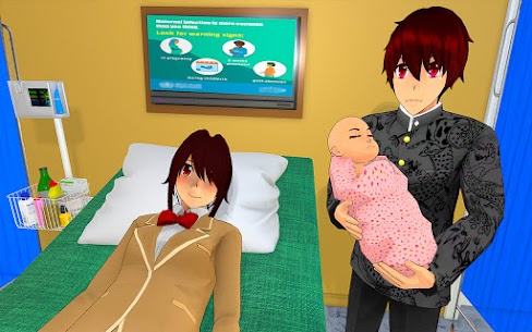 Anime Family Simulator: Pregnant Mother Games 2021 MOD APK 1.1.2 (Unlimited Money) 12