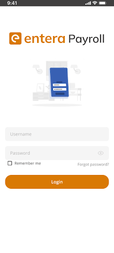 Android application Entera Payroll screenshort