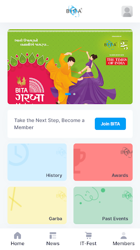 Android application BITA - Baroda IT Association screenshort
