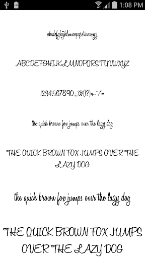 Fonts Message Maker Screen 2