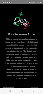 Place The Numbers Puzzle