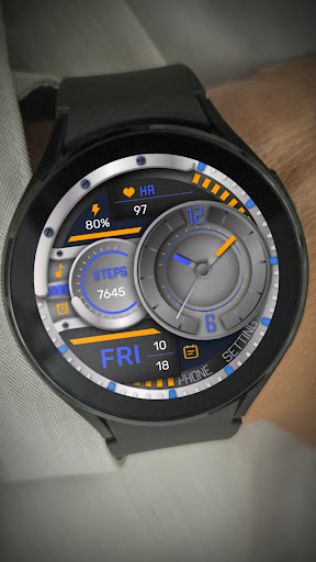Jumping Yellow For Wear OS Screenshot