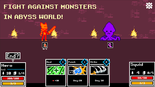 Android application Abyss Dungeon : Card Roguelike screenshort