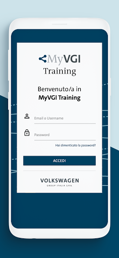 Android application MyVGI Training screenshort