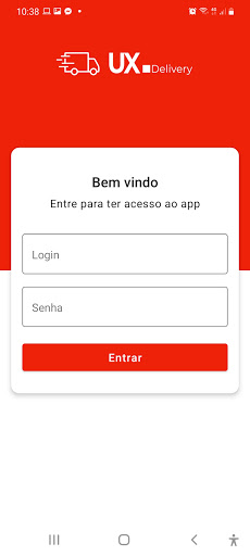 Android application UX DELIVERY screenshort