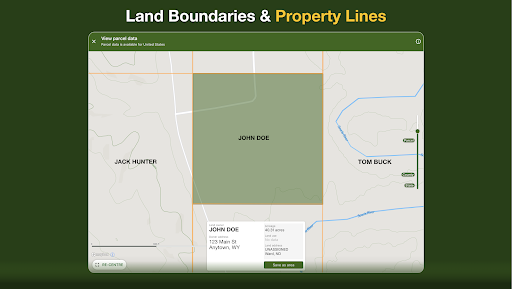 Screenshot of Hunting Points: GPS Hunt Map
