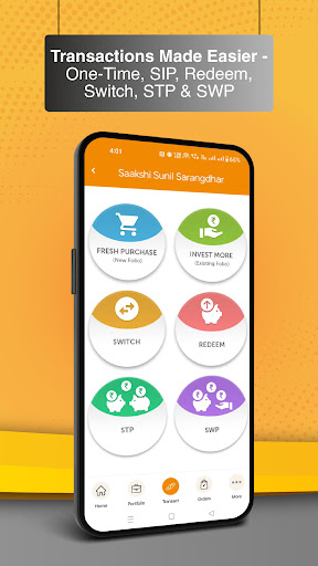AnandRathi MutualFunds–Client Screen 3