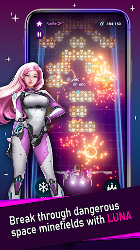 Android application LUNA: Warp Minesweeper screenshort